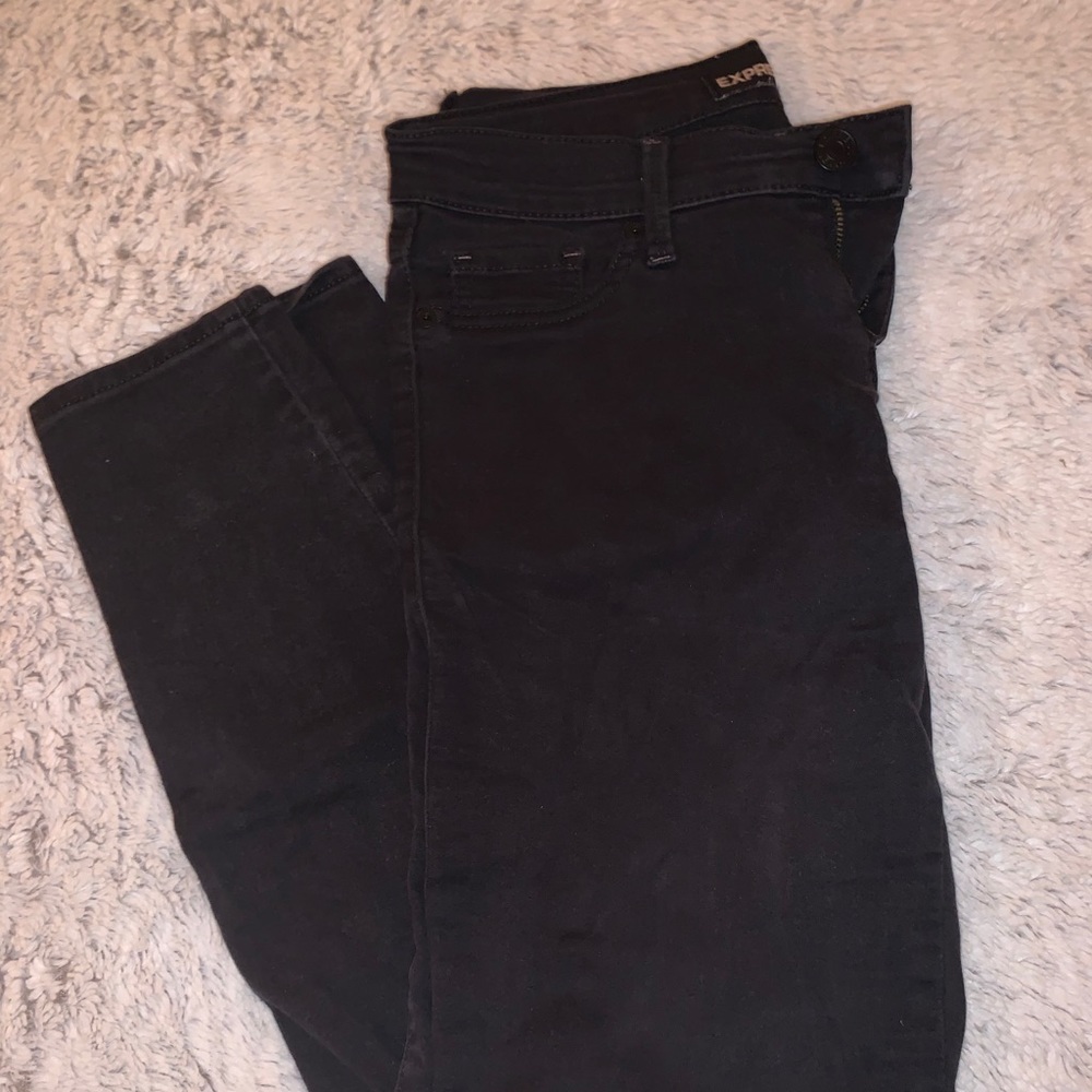 Extreme stretch, black legging/jean feel